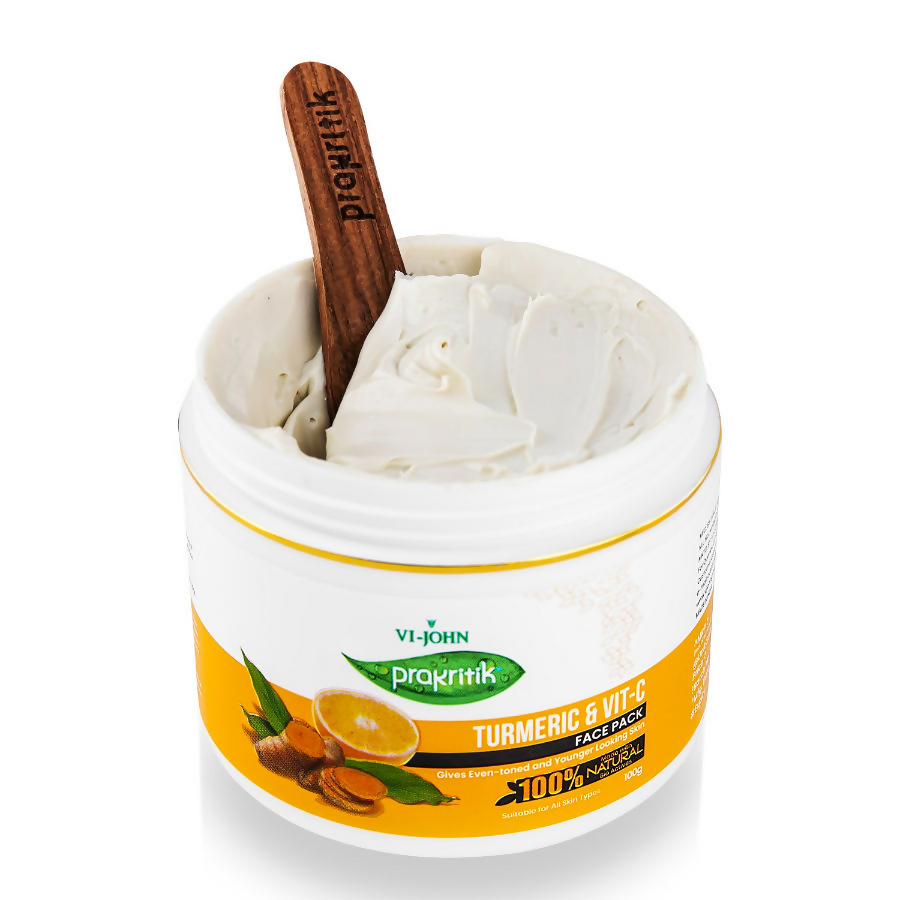 VI-JOHN Prakritik Vitamin C & Turmeric Face Pack