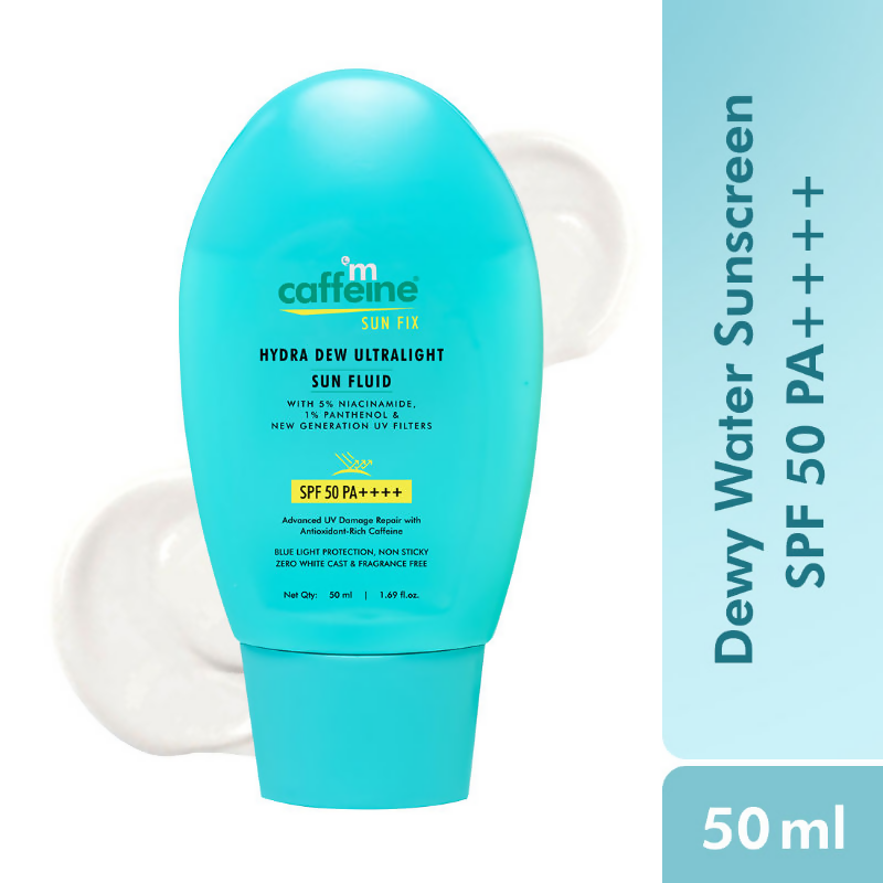 mCaffeine SunFix Hydra Dew Ultralight SunFluid SPF 50 PA++++Sunscreen