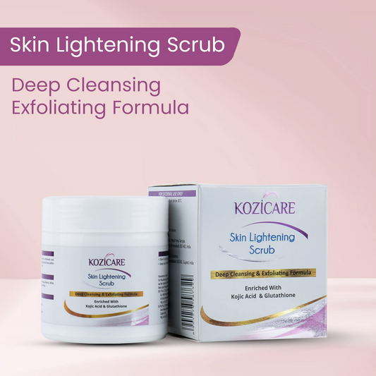 Buy Healthvit Kozicare Skin Lightening Scrub For Deep Cleansing & Exfoliating Formula from DrMediCart, Ship from India to USA