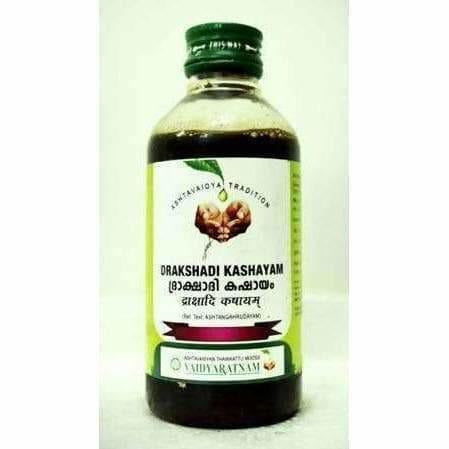 Buy Vaidyaratnam Drakshadi Kashayam from DrMediCart, Ship from India to USA