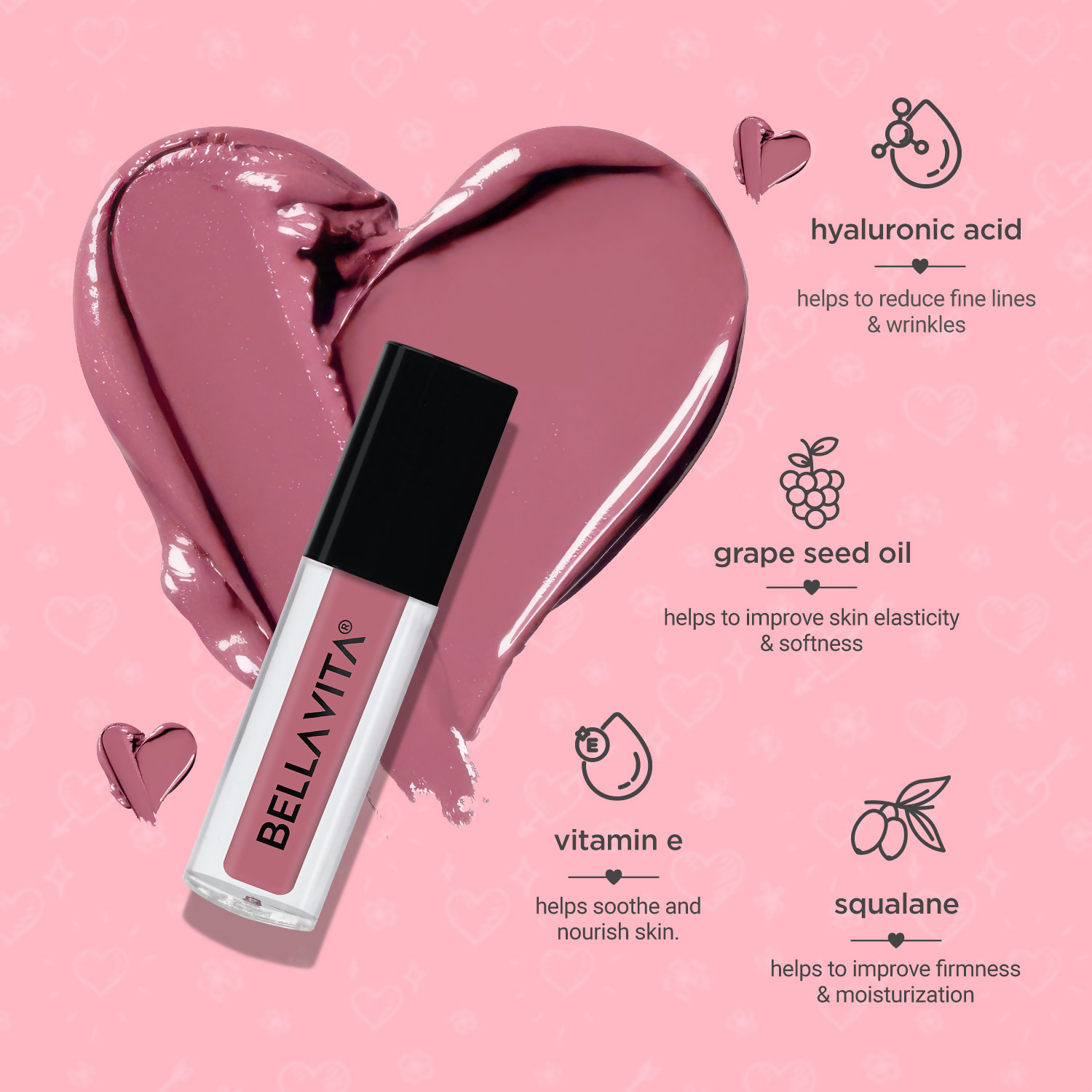 Bella Vita Organic All Hearts Face Blush - First Kiss