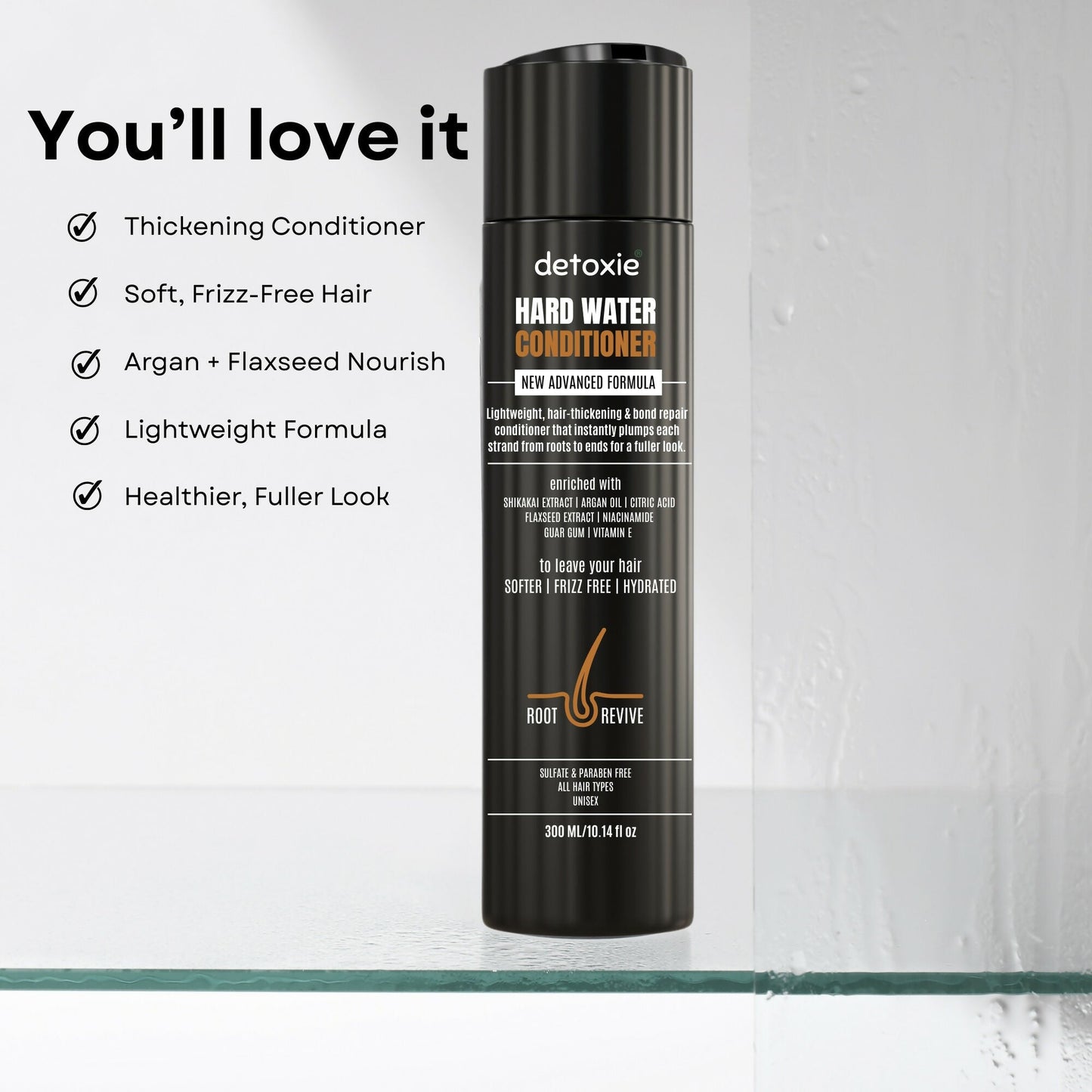 Detoxie Lightweight Hard Water Conditioner