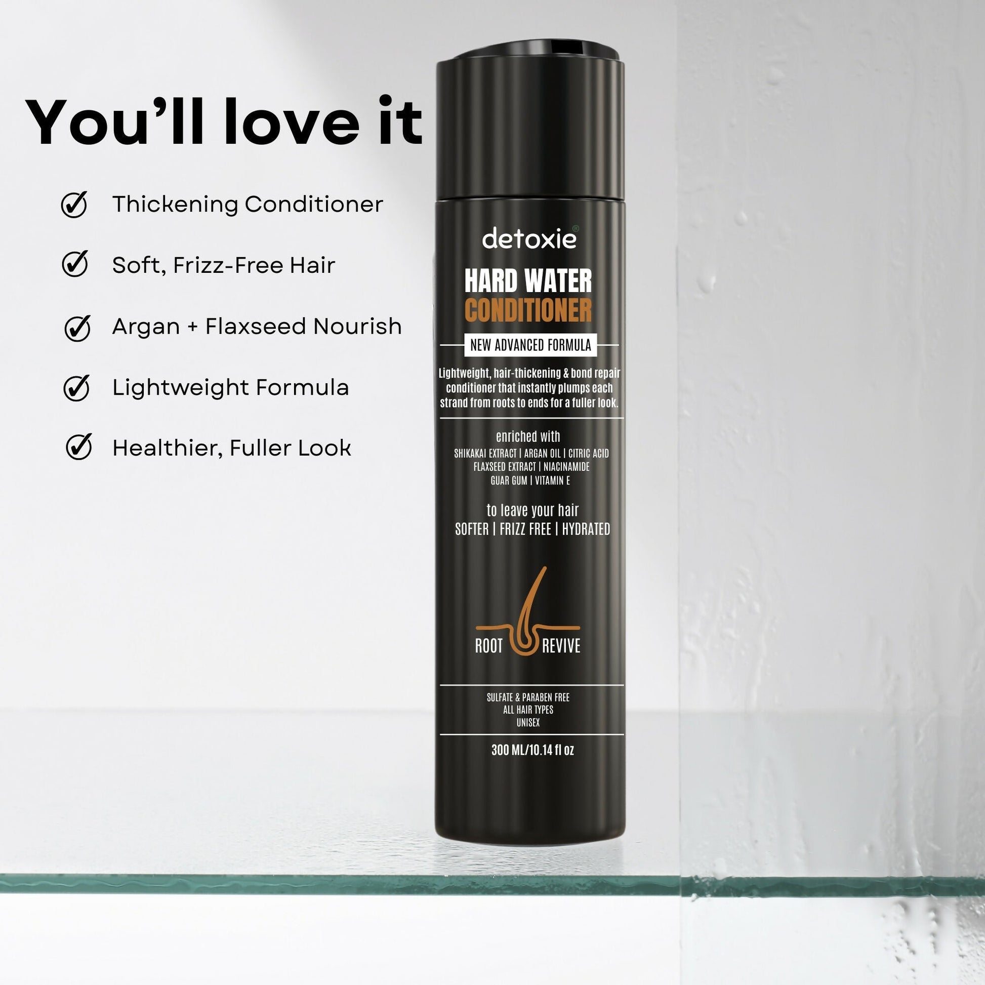 Detoxie Lightweight Hard Water Conditioner