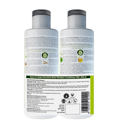 Volamena Green Tea & Bhringraj Shampoo & Conditioner