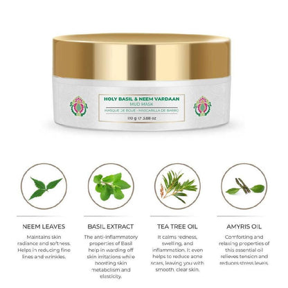 Nourish Mantra Holy Basil & Neem Vardaan Mud Mask - DrMediCart