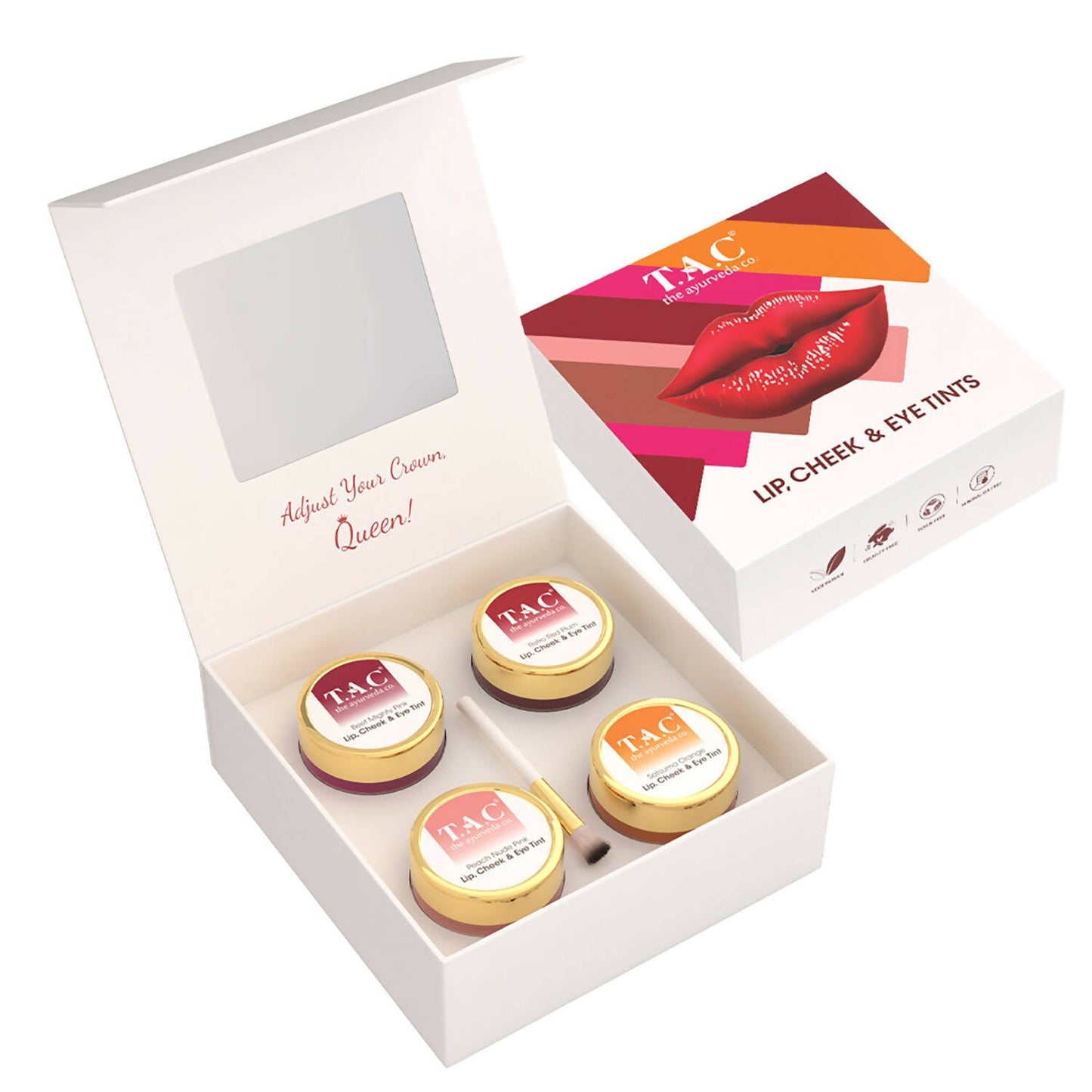 TAC - The Ayurveda Co. Lip, Cheek & Eye Tints Magic Combo Box - DrMediCart