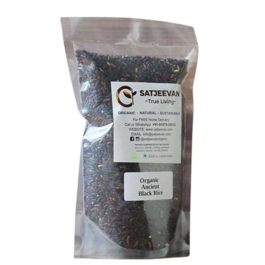 Buy Satjeevan Organic Ancient Black Rice from DrMediCart, Ship from India to USA