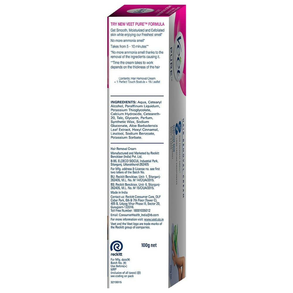 Veet Pure Hair Removal Cream for Women - Sensitive Skin