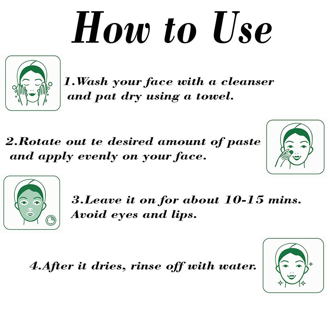vigini natural actives anti acne clay face pack mask with marine algae for men women buy in usa