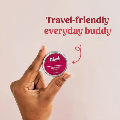 Vilvah Store Grapefruit Lip Balm Enriched With Shea Butter
