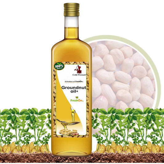 Buy FreshOn Groundnut Oil + Cold Pressed from DrMediCart, Ship from India to USA