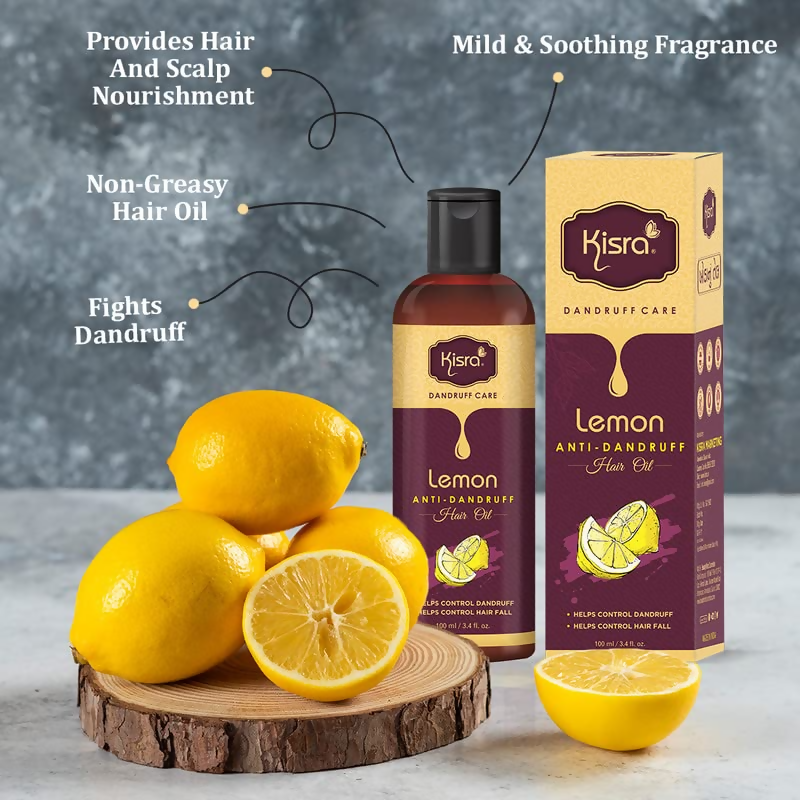 Kisra Lemon Anti-Dandruff Hair Oil