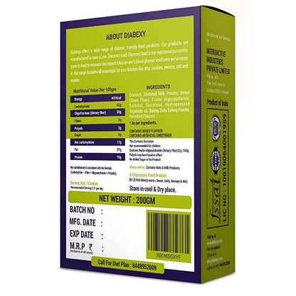 Diabexy Coconut Cookies Sugar Control for Diabetes