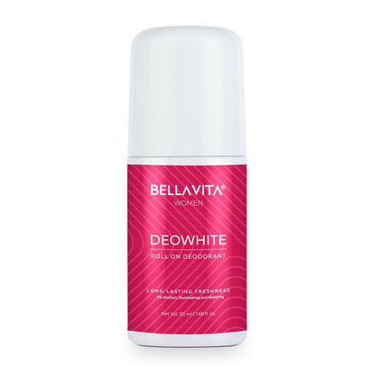 Bella Vita Deo White Natural Underarm Roll On Deodorant for Women