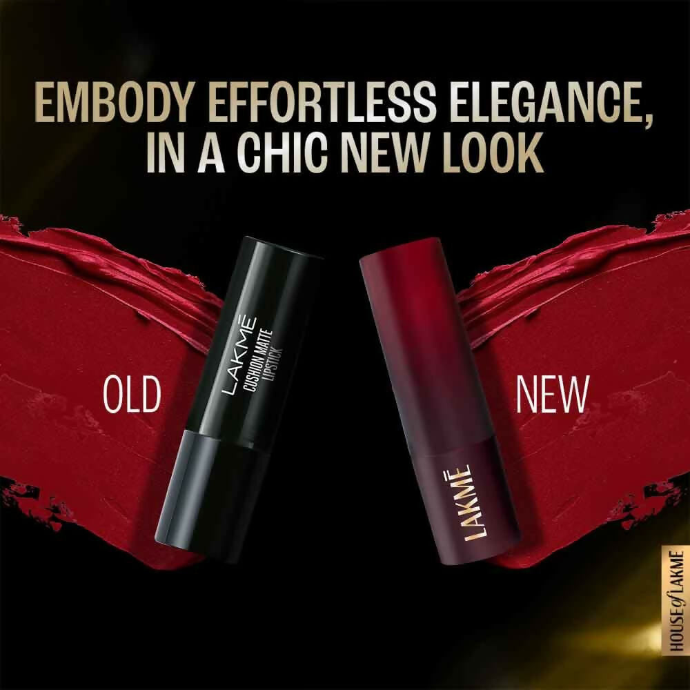 Lakme Forever Matte Lipstick, Made With French Rose Oil Extracts - Red Orchid