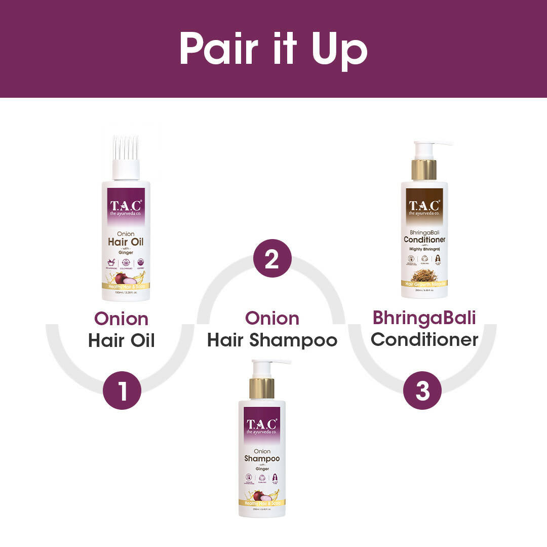 TAC - The Ayurveda Co. Onion Hair Oil for Hair Growth