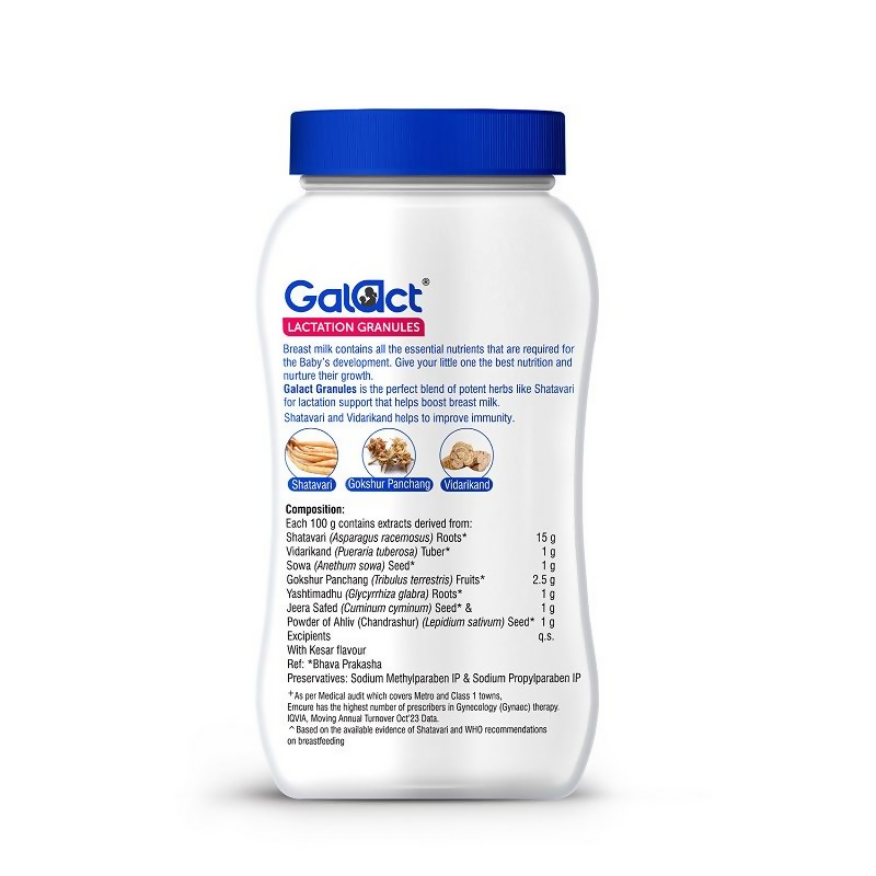 Galact Granules Lactation Granules - Kesar Flavor With Shatavari