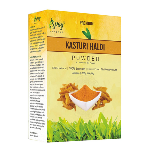 Buy Spag Herbals Premium Kasturi Turmeric Powder from DrMediCart, Ship from India to USA
