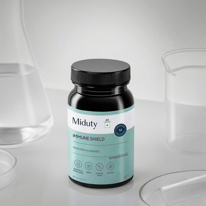 Miduty by Palak Notes Immune Shield Seasonal Allergies Capsules
