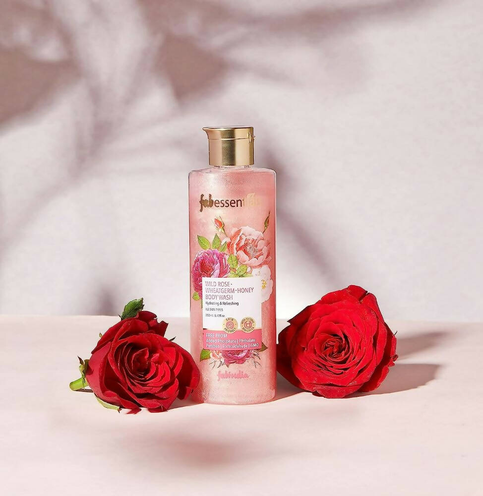 fabessentials wild rose wheatgerm honey body wash buy in usa