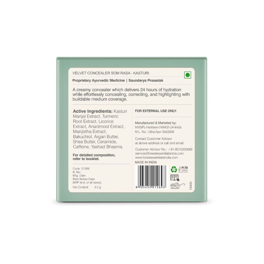 Forest Essentials Som Rasa Velvet Concealer Kasturi - Drmedicart