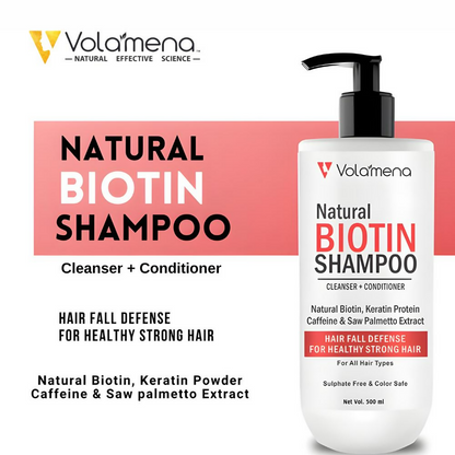 Volamena Natural Biotin 2 In 1 Shampoo