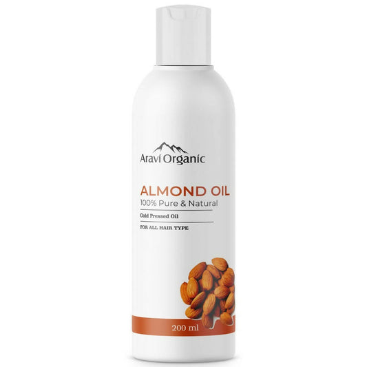 Buy Aravi Organic 100% Pure Cold Pressed Badam Rogan Sweet Almond Oil from DrMediCart, Ship from India to USA