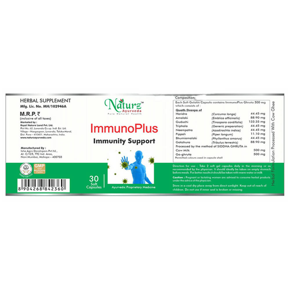 Naturz Ayurveda Immunoplus Capsules