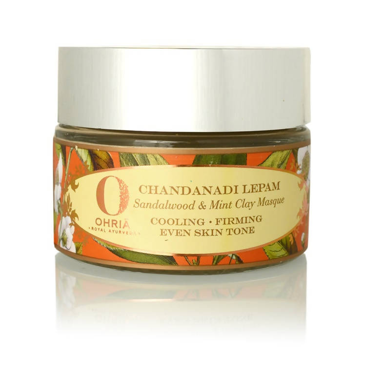 Ohria Ayurveda Sandalwood & Mint Clay Masque Chandanadi Lepan
