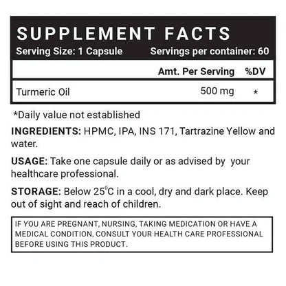 Inlife Turmeric Oil Capsules
