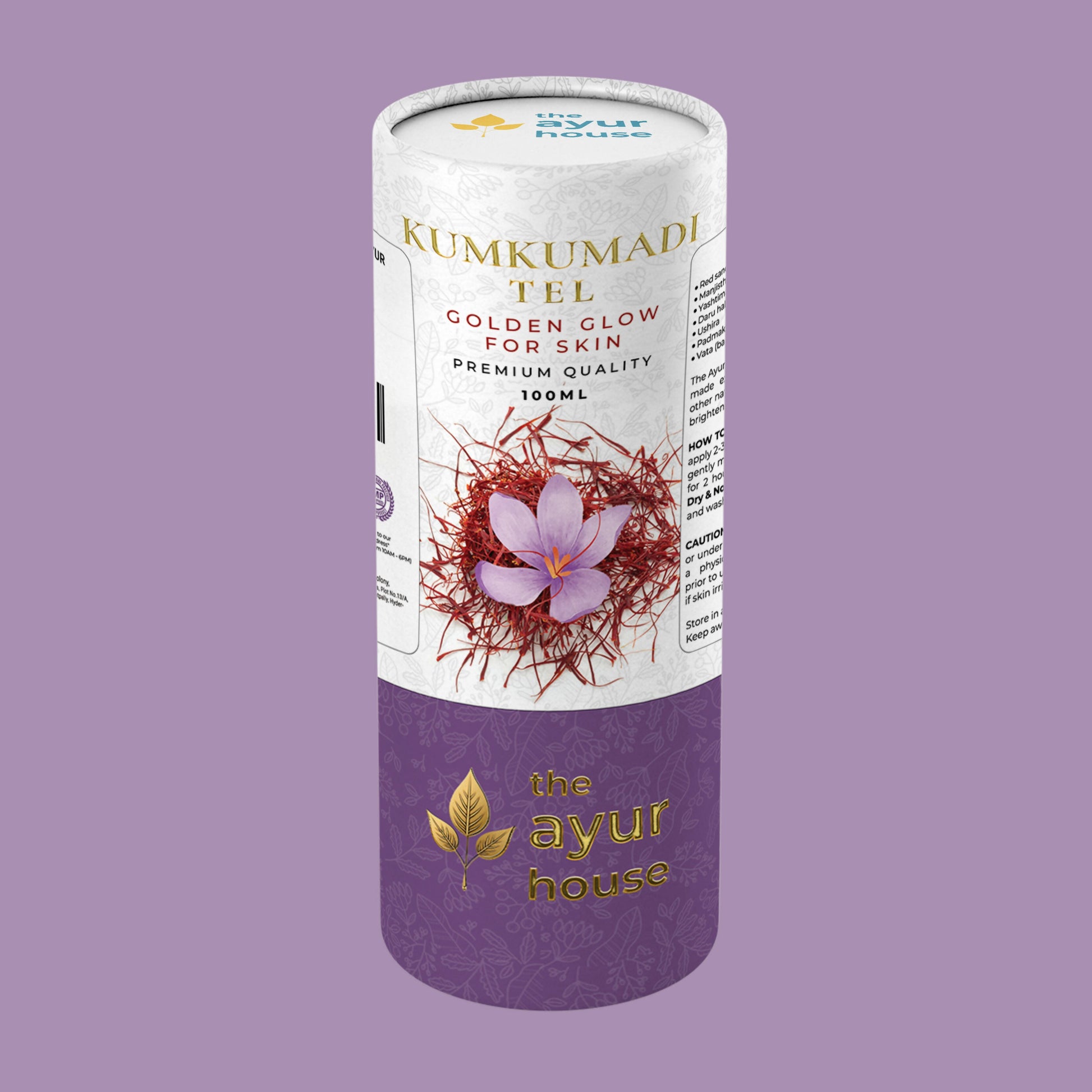 The Ayur House Kumkumadi Tel - Golden Glow Face Oil