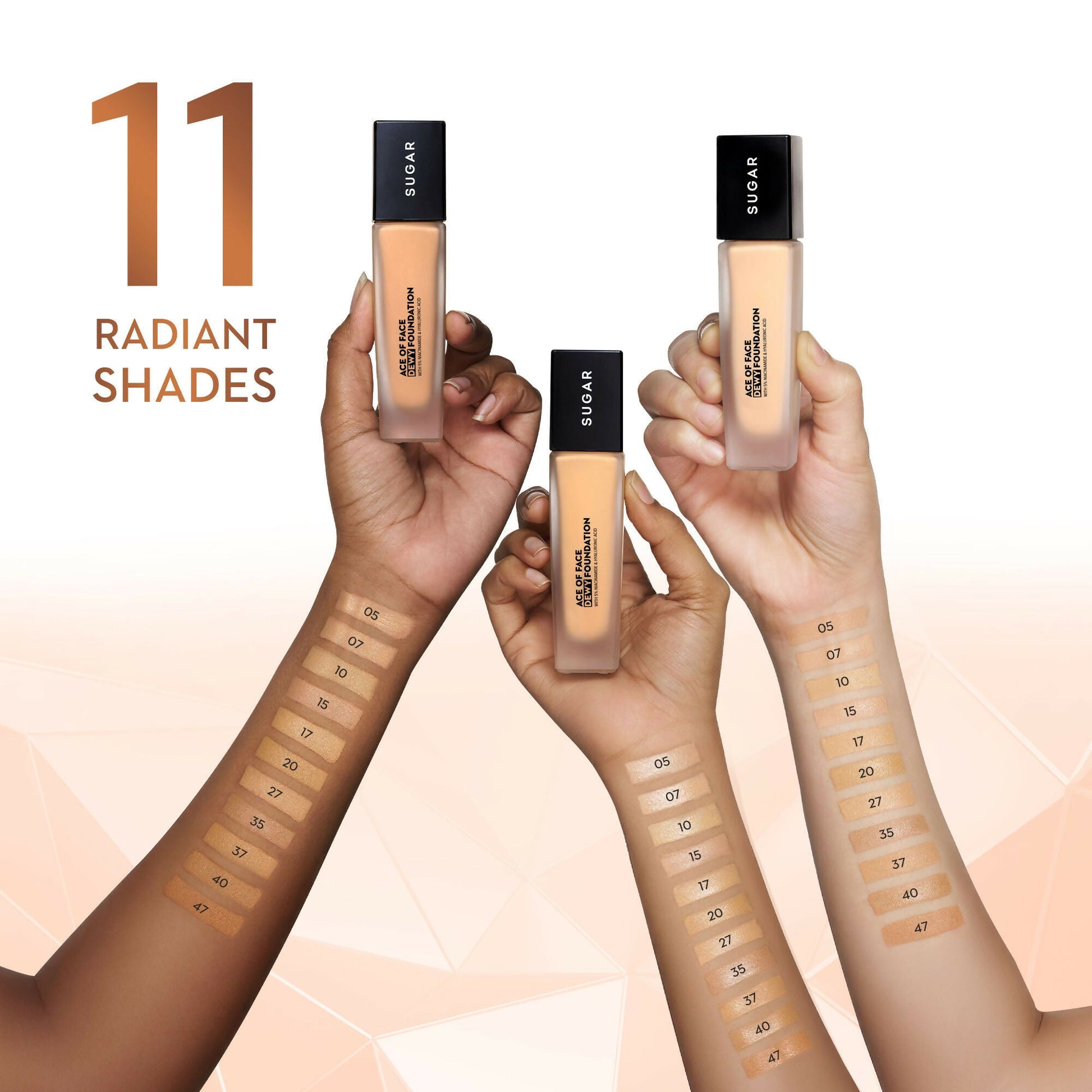 Sugar Ace Of Face Dewy Foundation - 20 Galao