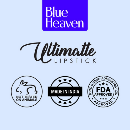 Blue Heaven Ultimatte NonTransfer Long Lasting Lipstick - 07 Pink