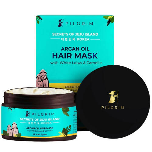 Buy Pilgrim Argan Oil Hair Mask With White Lotus And Camellia from DrMediCart, Ship from India to USA