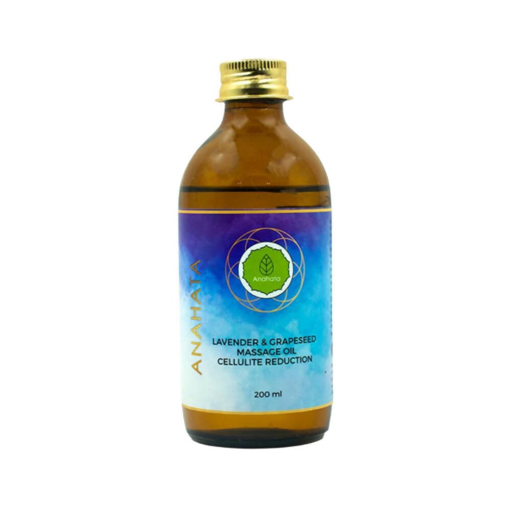 Anahata Lavender & Grapeseed Massage Oil Cellulite Reduction - DrMediCart