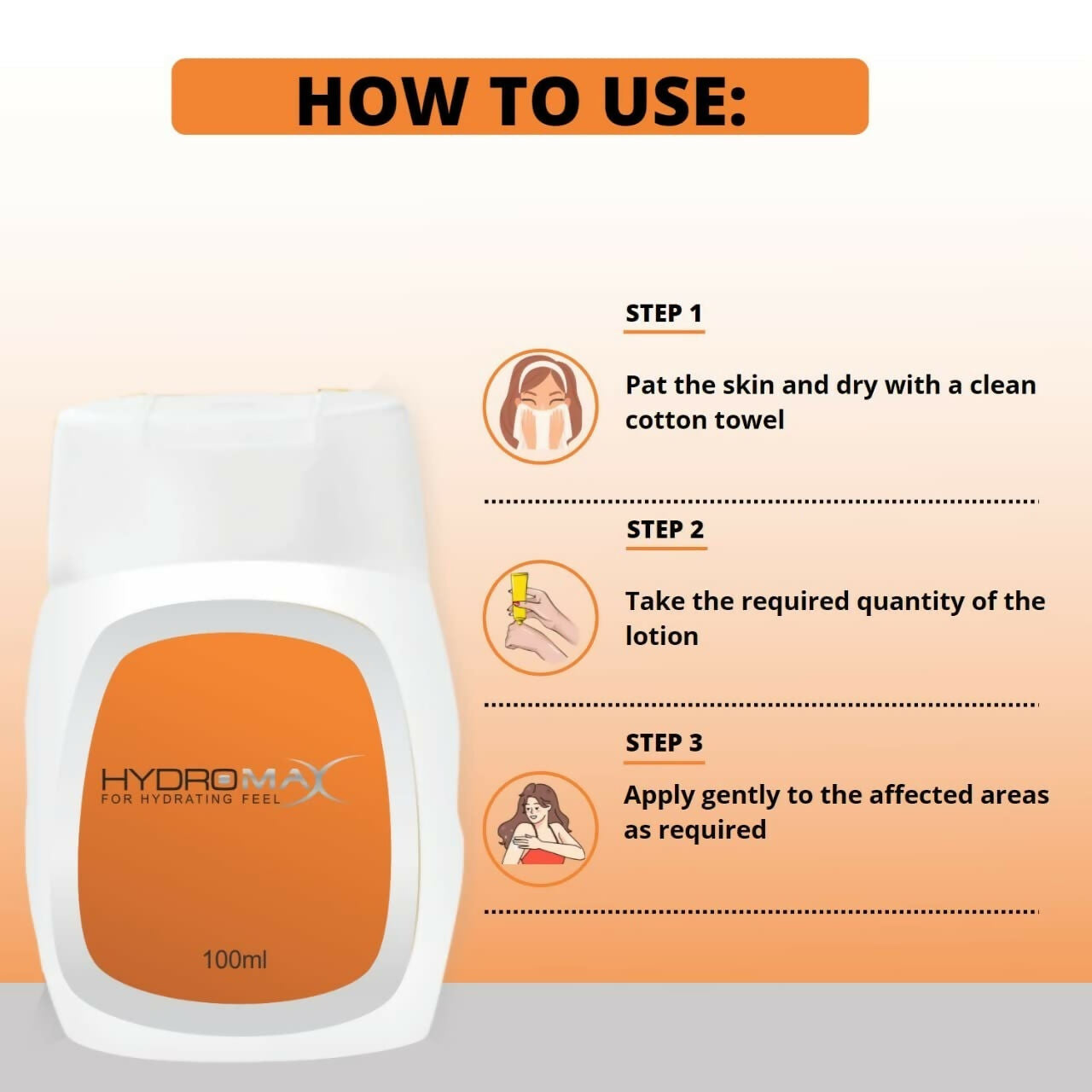 Hydromax Moisturizing Lotion for Hydrating Feel