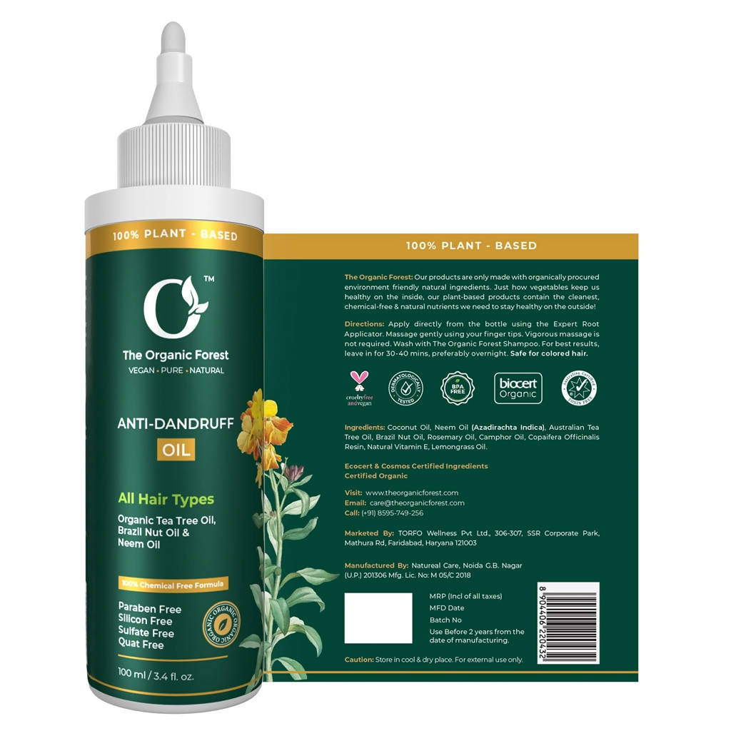 The Organic Forest Anti-Dandruff Oil - Drmedicart