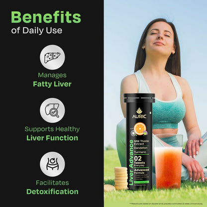 Auric Liver Advance Effervescent Tablets