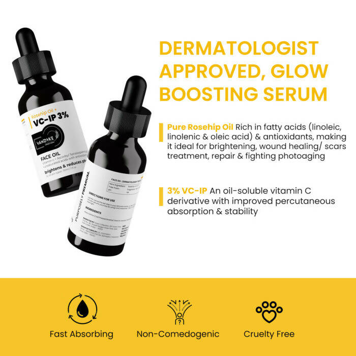 Vandyke Rosehip Oil + VC-IP 3% Face Oil - DrMediCart