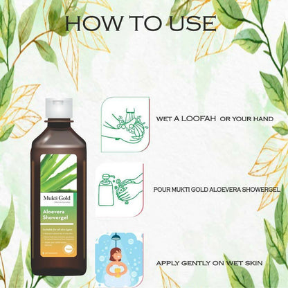 Axiom Mukti Gold Aloevera Shower Gel