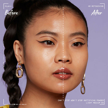 NYX Professional Makeup Can't Stop Won't Stop Mattifying Powder  - Light Medium