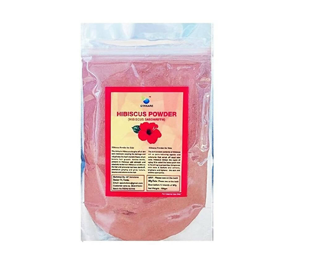 Qykkare Premium Hibiscus Powder For Hair Growth