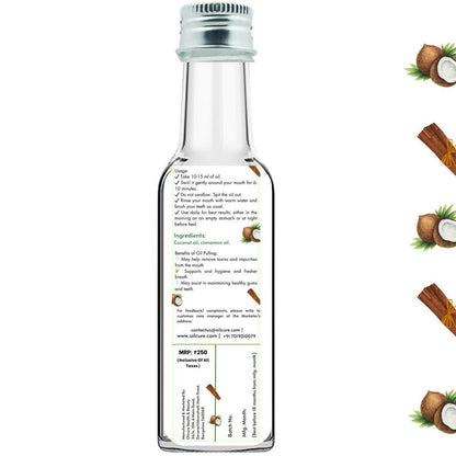 Oilcure Coconut Cinnamon Oil Pulling