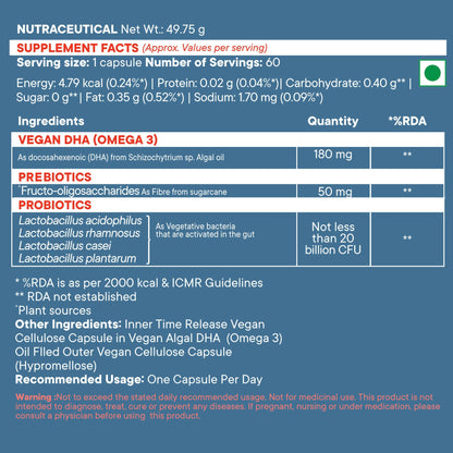 Wellbeing Nutrition Slow | Gut Health Capsules - Drmedicart
