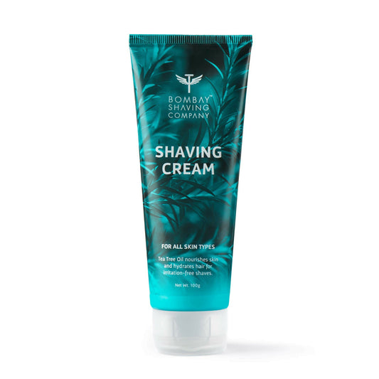 Bombay Shaving Company Shaving Cream with Tea Tree oil, Aloe Vera & Menthol Extracts