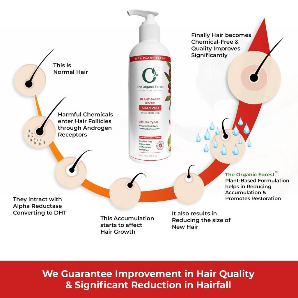 The Organic Forest Plant-Based Biotin Shampoo - Drmedicart