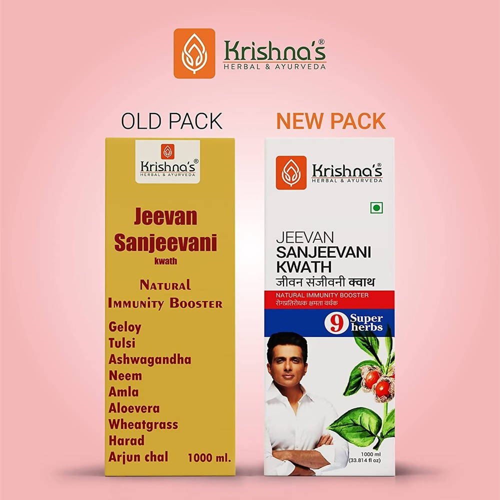 Krishna's Herbal & Ayurveda Jeevan Sanjeevani Kwath Juice