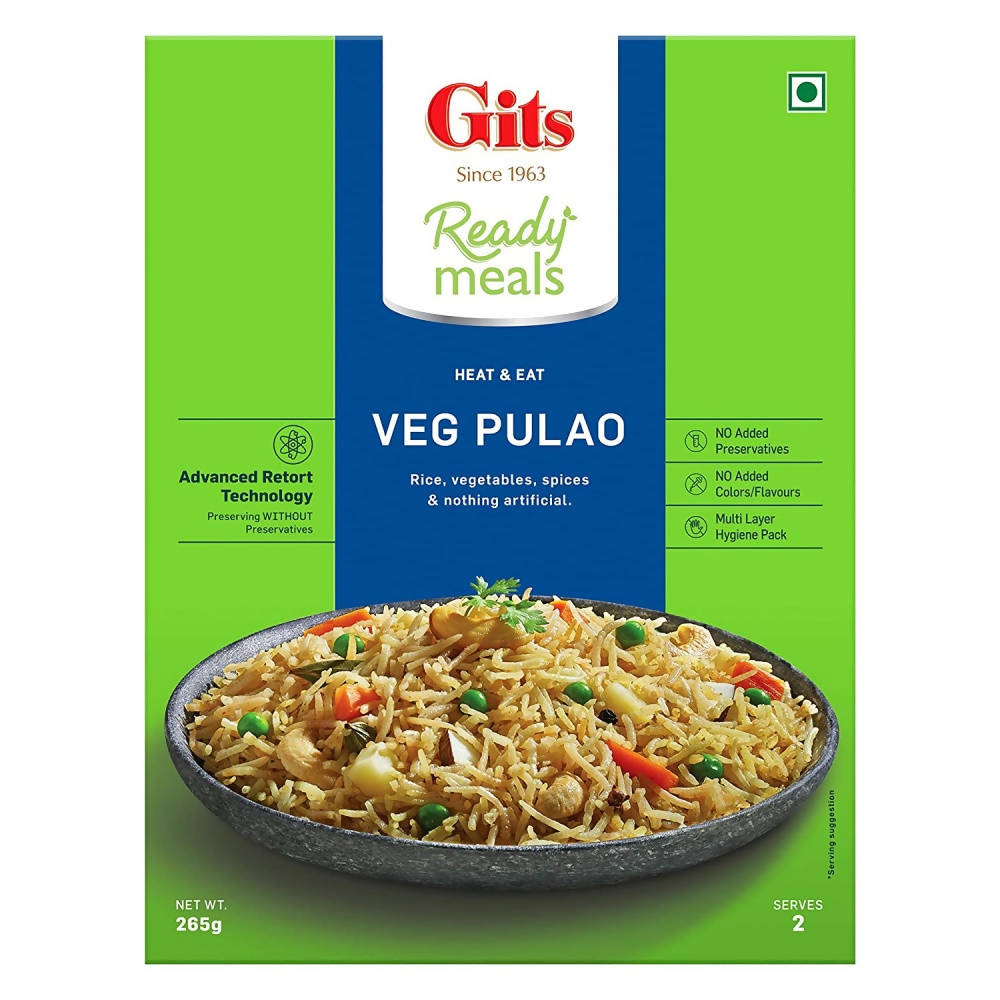 Buy Gits Ready Meals Heat & Eat Veg Pulao from DrMediCart