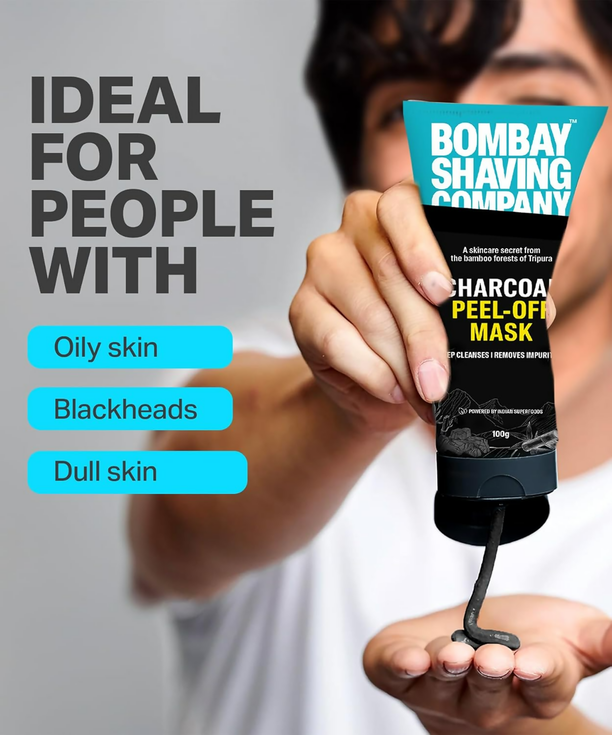 Bombay Shaving Company Activated Charcoal Peel Off Mask