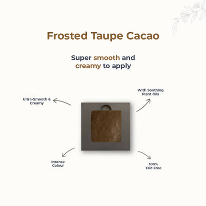 Disguise Satin Smooth Eyeshadow Squares - Frosted Taupe Cacao 211